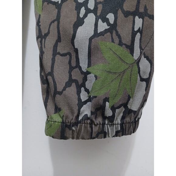 Kushi of Beverly Hills Treebark Camo Pants XL Hunting Forest Leaves Gorp Vintage - Picture 5 of 16